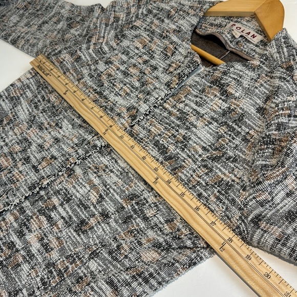 Dolan Left Coast Anthropologie Tweed Jacket Coat Cardigan Full Zip Size Small - Picture 7 of 9